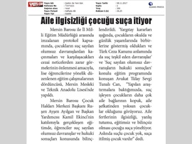BASINDA BAROMUZ  (Mersin Mesleki ve Teknik Anadolu Lisesi'nde "Suç Sayılan Olumsuz Davranışlar ve Hukuki Sonuçları" Semineri)