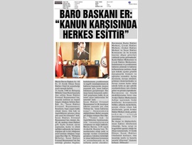 BASINDA BAROMUZ (Başkanımızın Dünya İnsan Hakları Günü Mesajı)