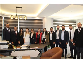 MESLEKTAŞIMIZIN OFİS AÇILIŞINA KATILDIK