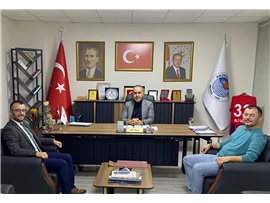 AKDENİZ BELEDİYESİ KÜLTÜR VE SOSYAL İŞLER MÜDÜRLÜĞÜ'NE ZİYARET