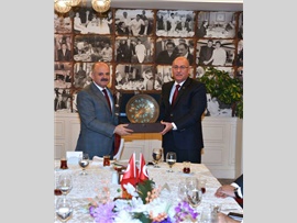 Başkanımız,Cumhuriyet Başsavcımız Mustafa YILDIRIM için düzenlenen veda gecesine katıldı.