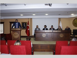 MERSİN BAROSU MESLEKİ SORUNLARA YÖNELİK YOL HARİTASI ÇİZDİ