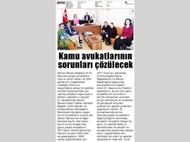 BASINDA BAROMUZ (Kamu Avukatlarının Sorunlarını Çözmek İçin Uğraşıyoruz)