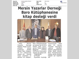 BASINDA BAROMUZ (Mersin Yazarlar Derneği'nden Baromuza Kitap Desteği)