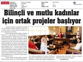BASINDA BAROMUZ (Bilinçli ve Mutlu Kadınlar İçin Ortak Projeler Başlıyor)