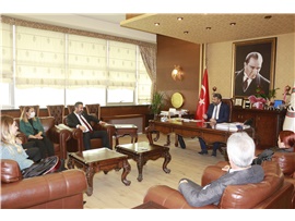 DEVA PARTİSİ İLÇE YÖNETİMİNDEN BAŞKANIMIZ YEŞİLBOĞAZ’A ZİYARET