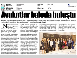BASINDA BAROMUZ (Avukatlar Günü Balosu)