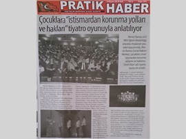 BASINDA BAROMUZ (Çocuklara Cinsel İstismar ve Hakları Tiyatro Oyunu ile Anlatıldı)