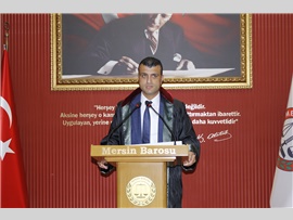 BARO BŞK. VEKİLİMİZ AV. GAZİ ÖZDEMİR: “AVUKATSIZ ADALET OLMAZ”