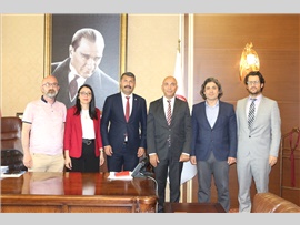 İL EMNİYET MÜDÜRÜ MEHMET ŞAHNE’DEN, BARO BAŞKANIMIZ AV. BİLGİN YEŞİLBOĞAZ’A ZİYARET