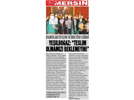 BASINDA BAROMUZ (Yeşilboğaz: "Bin parçaya da bölünsek susmayacağız")