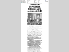 BASINDA BAROMUZ (Avukatların Fotokopi Sorunu Çözüldü)