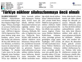 BASINDA BAROMUZ (Hiroşima Katliamı Yıldönümü)