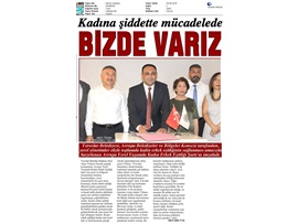 BASINDA BAROMUZ (Baro Başkanımız, Toroslar Belediyesi'nin Kadın-Erkek Eşitliği Mücadelesine Destek Verdi)