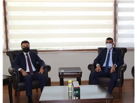 BAŞKANIMIZ ÖZDEMİR, MUT KAYMAKAMI BİNGÖL’Ü ZİYARET ETTİ