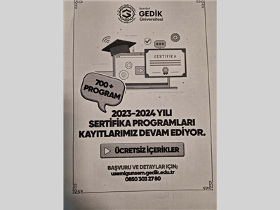 İGÜNSEM SERTİFİKA PROGRAMI