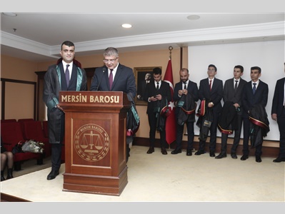 16 STAJYER AVUKATIMIZ CÜBBE GİYİDİ