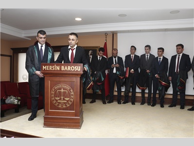 16 STAJYER AVUKATIMIZ CÜBBE GİYİDİ