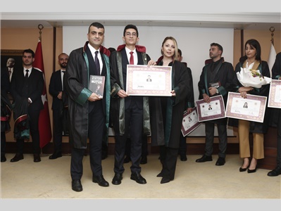 16 STAJYER AVUKATIMIZ CÜBBE GİYİDİ