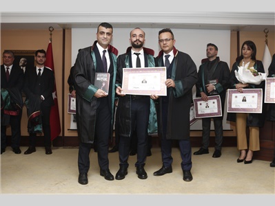 16 STAJYER AVUKATIMIZ CÜBBE GİYİDİ