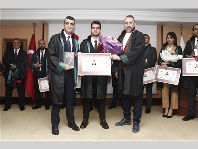 16 STAJYER AVUKATIMIZ CÜBBE GİYİDİ