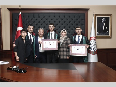 16 STAJYER AVUKATIMIZ CÜBBE GİYİDİ