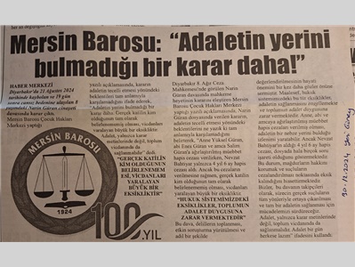 Narin Güran davasında karar duruşması yapıldı
