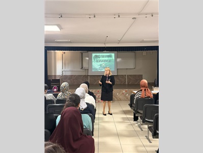 FATMA ZEHRA KIZ ANADOLU İMAM HATİP LİSESİ ÖĞRENCİLERE SUÇ SAYILAN DAVRANIŞLAR ANLATILDI