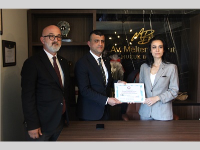 MESLEKTAŞIMIZIN OFİS AÇILIŞINA KATILDIK