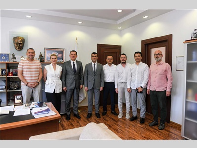 YENİŞEHİR BELEDİYE BAŞKANI SAYIN ABDULLAH ÖZYİĞİT  'E  ZİYARET