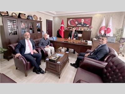 ANAMUR CUMHURİYET BAŞSAVCISI TANJU ÇATLI'YA ZİYARET