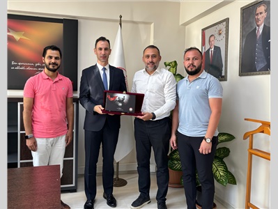 MERSİN GENÇLİK VE SPOR İL MÜDÜRÜ GÖKSUN ÖZ'E ZİYARET