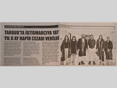 Çocuk Hakları Merkezimiz, istismar davasına katıldı
