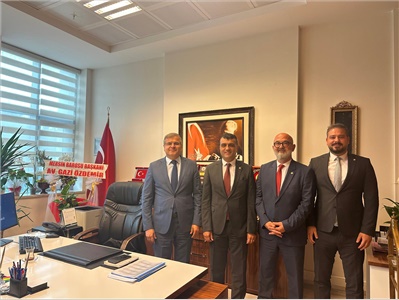 BAM 9. CEZA DAİRESİ BAŞKANI MUSTAFA KAHVECİ’YE HAYIRLI OLSUN ZİYARETİ