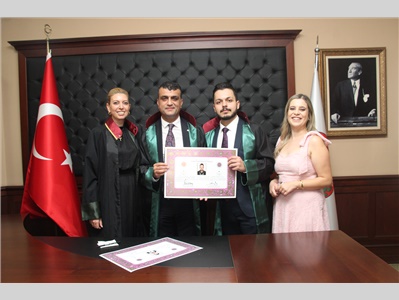 7 STAJYER AVUKATIMIZ, AVUKATLIK RUHSATNAMESİNİ ALDI