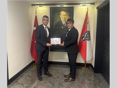 BARO YÖNETMİNDEN, MERSİN İL EMNİYET MÜDÜRÜ SAYIN İDRİS YILMAZ’A ZİYARET