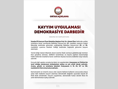 BAROLAR ORTAK AÇIKLAMA YAPTI