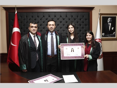 12 STAJYER AVUKATIMIZ CÜBBE GİYDİ