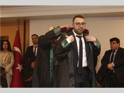 12 STAJYER AVUKATIMIZ CÜBBE GİYDİ