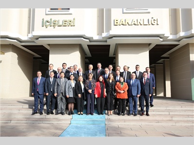 TBB YÖNETİMİ VE BARO BAŞKANLARIMIZDAN, İÇİŞLERİ BAKANI ALİ YERLİKAYA’YA ZİYARET
