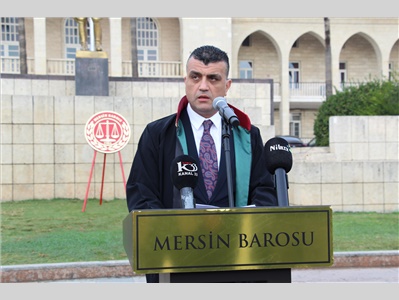 MERSİN BAROSU, KURUŞUNUN 101. YIL DÖNÜMÜ NEDENİYLE TÖREN DÜZENLENDİ