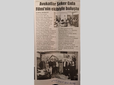 Avukatlar Şeker Gıda Ekibiyle buluştu