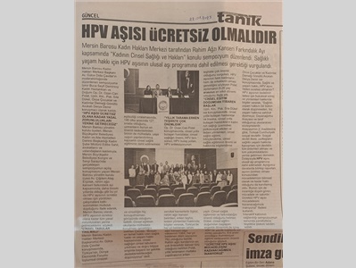 HPV aşısı ücretsiz olmalıdır