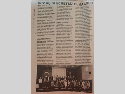HPV aşısı ücretsiz olmalıdır