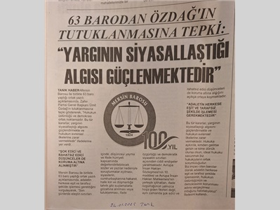 Barolardan Ümit Özdağ ' ın tutuklanmasına tepki