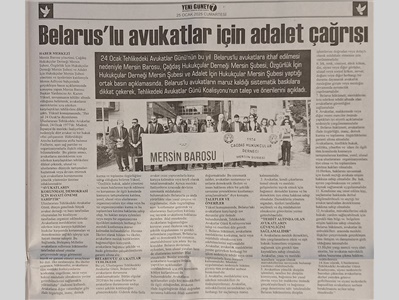 Uluslararası Tehlikedeki Avukatlar Günü basın açıklaması