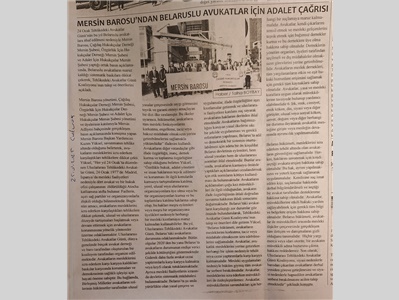 Uluslararası Tehlikedeki Avukatlar Günü basın açıklaması