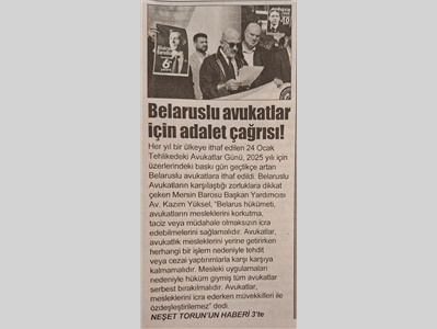 Uluslararası Tehlikedeki Avukatlar Günü basın açıklaması