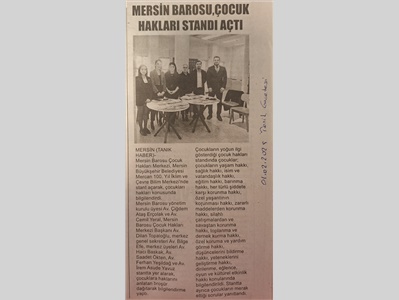 ÇHM çocuk hakları standı açtı