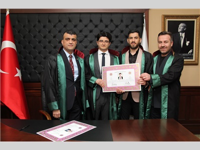 5 STAJYER AVUKATIMIZ AVUKATLIK RUHSATNAMESİNİ ALDI